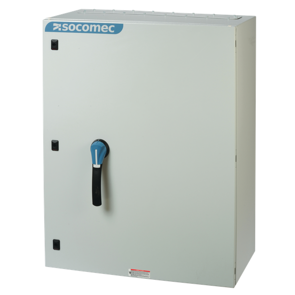 Manual transfer switch SIRCOVER I-0-II 4P 1250A in steel enclosure image 1