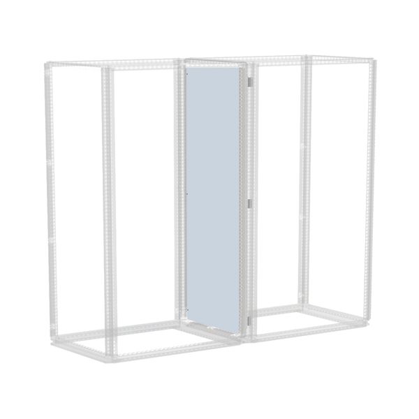 Divider panel H=2000 D=800 mm galvanized sheet steel image 1
