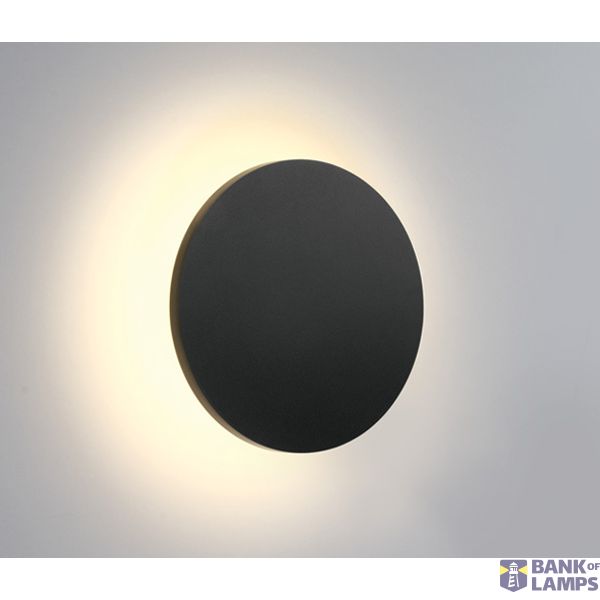 ANTHRACITE WALL LED 7W WW IP54 230V DARK LIGHT image 1