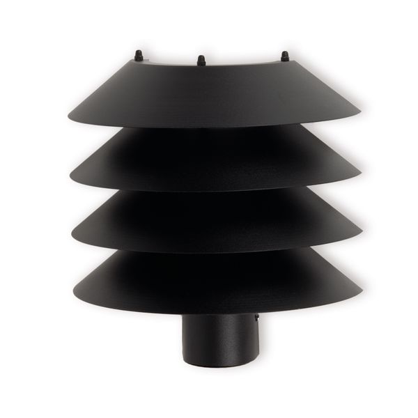 Outdoors wall luminaire AT103ALM 100W E27 BK image 1