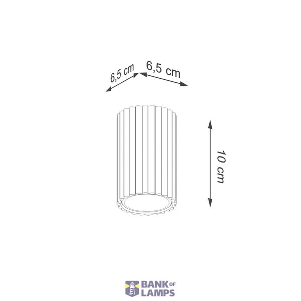 Ceiling lamp KARBON 10 red image 3
