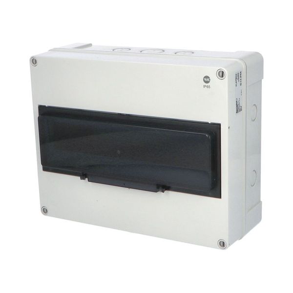 FLATBOX 5916 cabinet, 16TE, 270x340x138mm, transparent plastic door, IP65 image 2