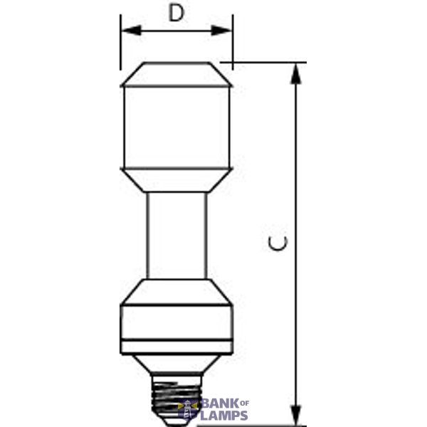 MAS LED SON-T EM 4Klm 23W 740 E27 image 3