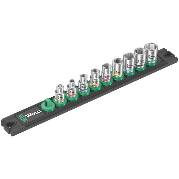 Dop-magneetstrip, A 4 Zyklop doppen, 1/4&quot;-aandrijving, 9-delig image 1