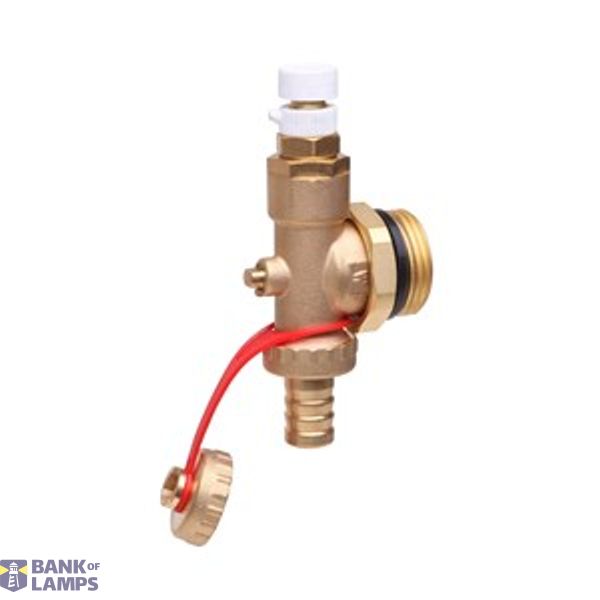 Manual air vent with three way ball valve image 1
