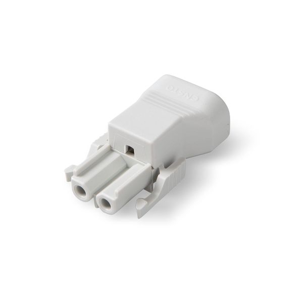 Coupler 3-p plug, grey image 1