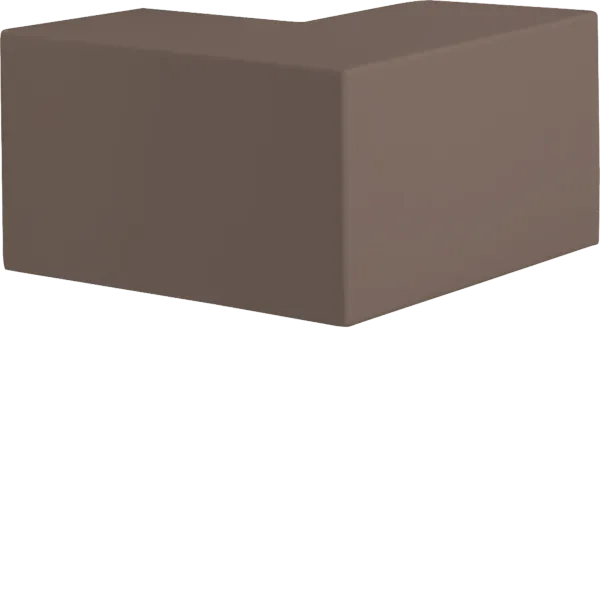 Outer corner cut-laminating halogen-free for LF 25x25mm brown image 1