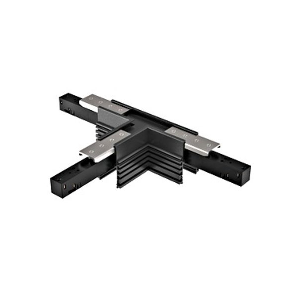48V FRAMELESS TRACK T-CONNECTOR BLACK image 1