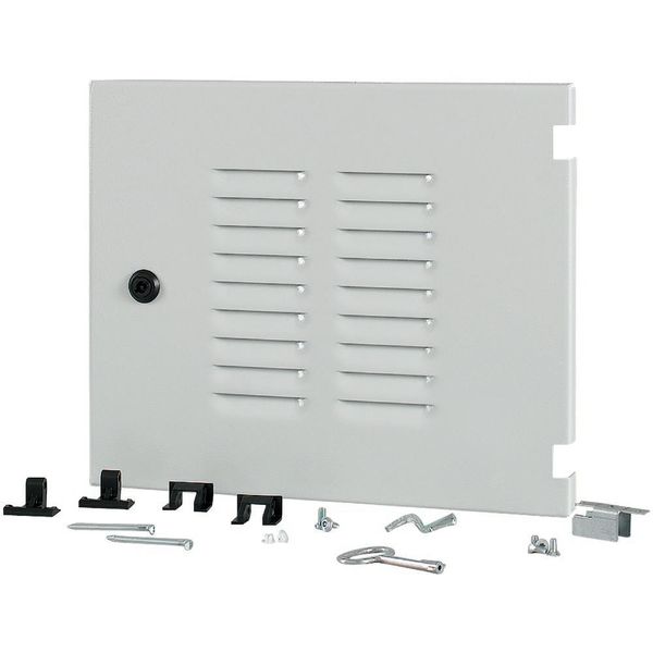 XTSZDSQV4R-H350W425 Section wide door, ventilated, right, HxW=350x425mm, IP42, grey image 5