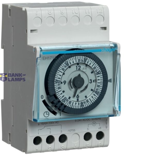 7 DAY TIMER WITH RESERVE 3M 6-24V AC/DC image 1