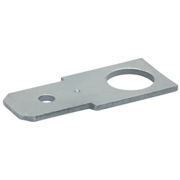 Faston plug, 6.3 x 0.8 mm, L 19 mm, uninsulated, straight, 2145 image 1