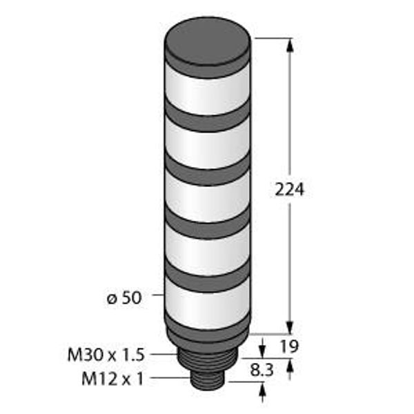 LED Signal Light Tower Light   TL50WBGYRQ image 1