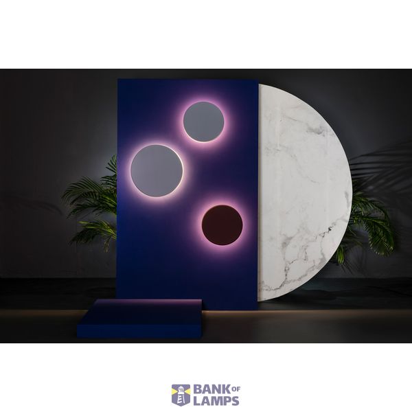 TOU WALL LAMP BURGUNDY 12W 2700K image 1