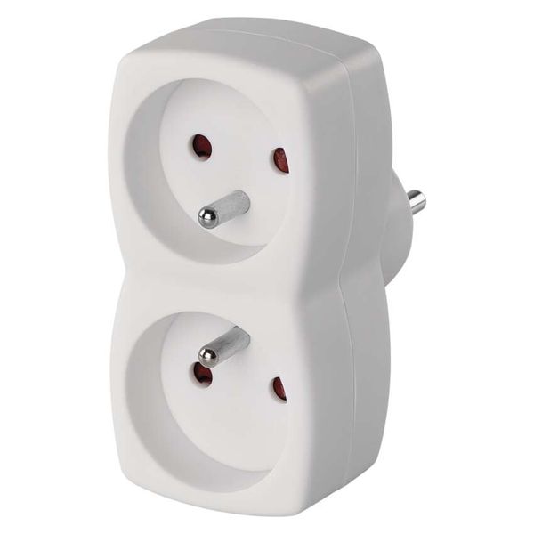 Multiple Socket 2×, white image 1