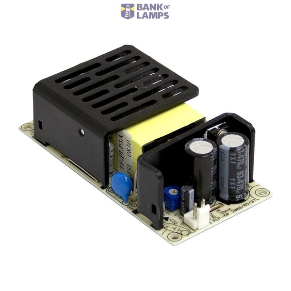 PLP-60-24 Led driver, open-frame, 60W, 24V, 2,5A CV+CC, MEAN WELL image 1