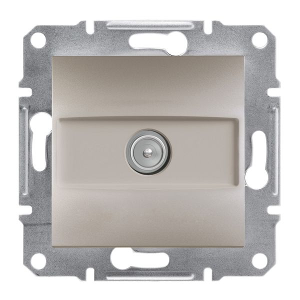 TV Socket Outlet Asfora 1dB End Bronze image 1