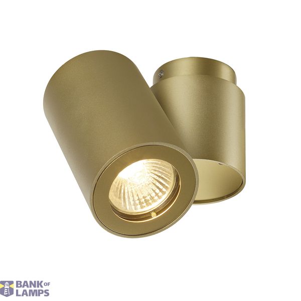 ENOLA_B SPOT 1 wall and ceiling light, single, brass, GU10 , max. 50W image 3
