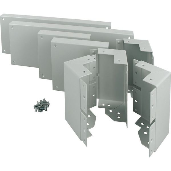 XAP020408 Plinth, HxWxD=200x425x800mm, grey image 4