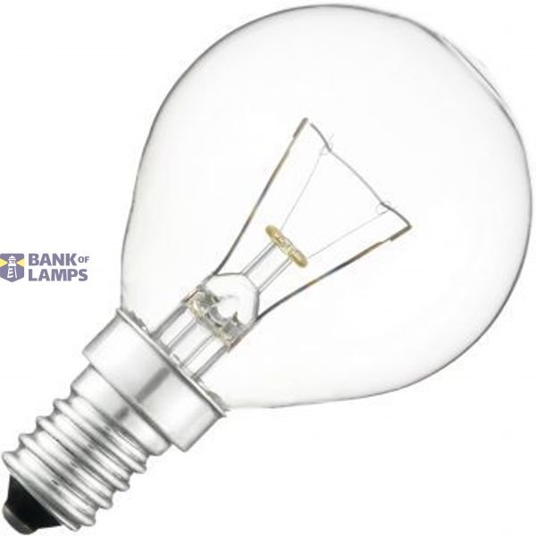 Incandescent Bulb G45 230V 25W E14 clear Bellight image 1