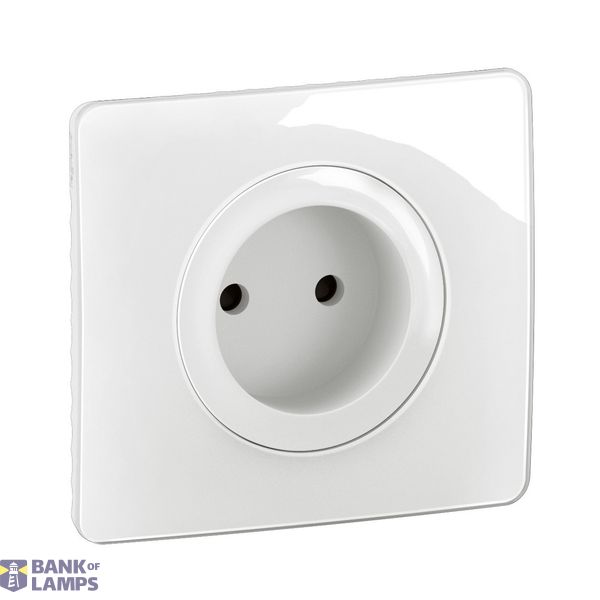 2P COMPLETE WHITE SOCKET image 1