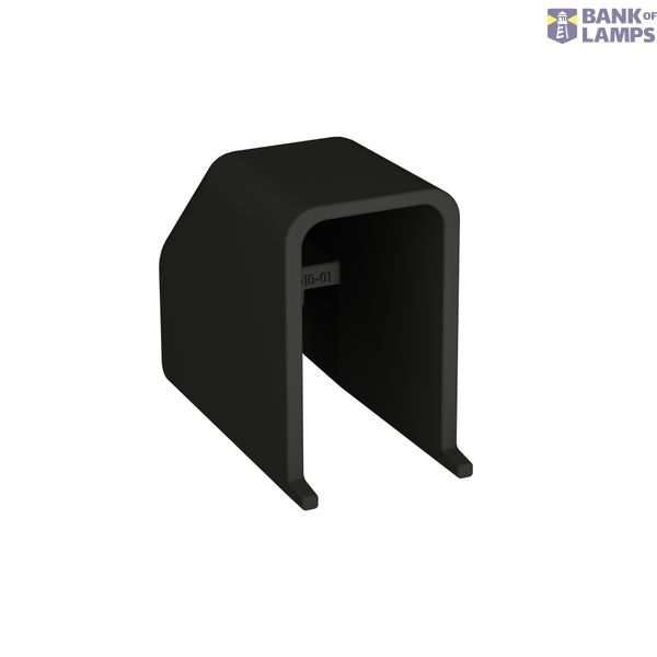 Cable duct adapter, deep black, Halogen free KKA 1515/sw image 1