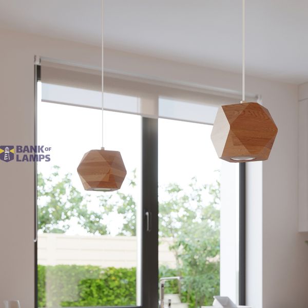 CEILING LAMP WOODY 3 NATURAL WOOD GU10 3X40W IP20 image 7