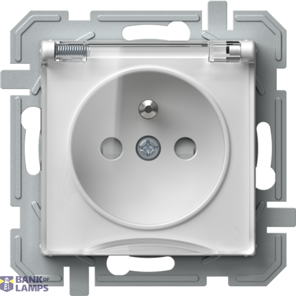 SOCKET FRENCH+COVER 2P+E 16A 250V~ PT XO 4417079 image 1