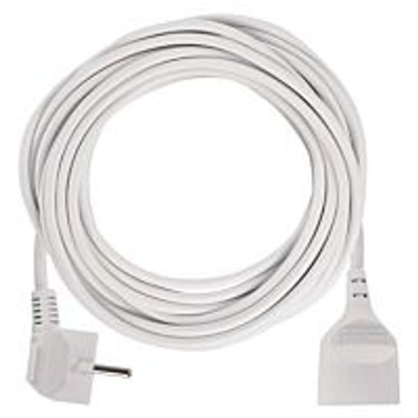 EMOS Extension cord 10m 1 socket white PVC 1.5mm2 image 1