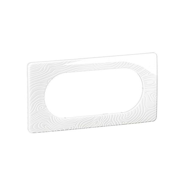PLATE 2G LARGE RELIEFED WHITE image 2