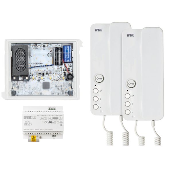 Audio system base kit, Alpha, 2 handset Mìro door phones, 2Voice system image 1