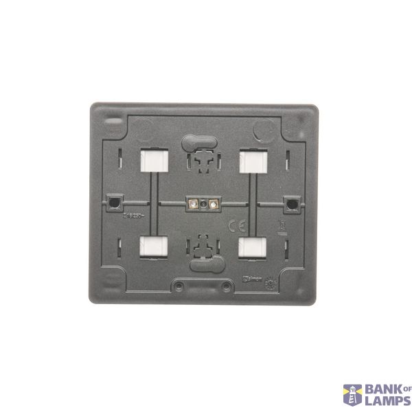 Single switch with indicator LED light, (module), 10AX, quick connection, white image 1