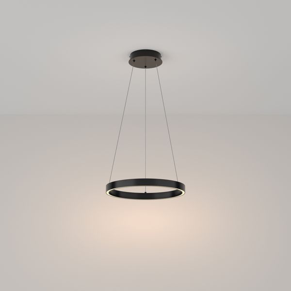 Modern Rim Pendant lamp Black image 1