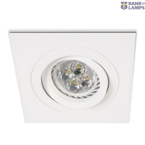 WHITE GU10 10W ADJUSTABLE image 1