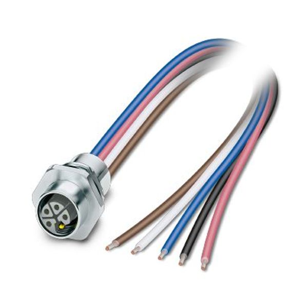 SACC-E-M12FSL4FEM16XL/0,2GR/-1,5 - Device connector front mounting image 3