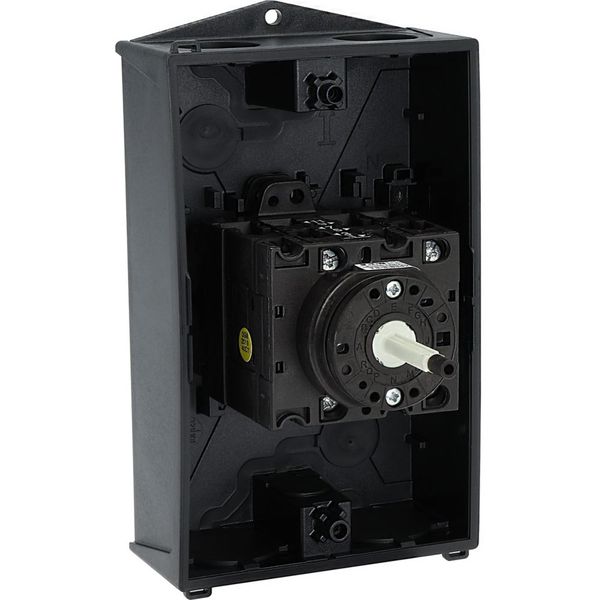T3-3-8342/I2/SVB Main switch, T3, 32 A, surface mounting, 3 contact unit(s), 6 pole, Emergency switching off function, With red rotary handle and yellow locking ring, image 33