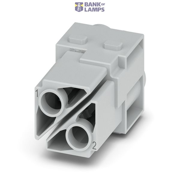 Module insert for industrial connectors (Power/Signal), 1000 V, 100 A, image 1