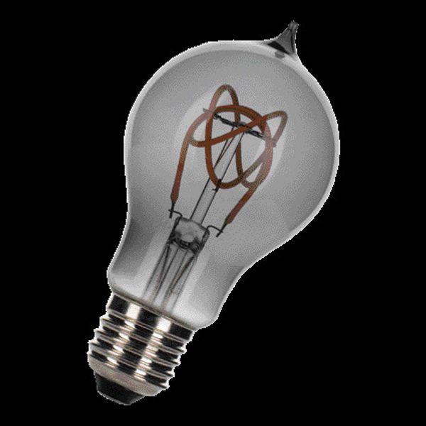 Spiraled Nostalgic A60 E27 4W 2200K Black Dimm image 2