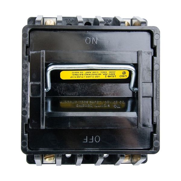 Fused disconnector, low voltage, 30 A, AC 600 V, 2P, UL, CSA image 4