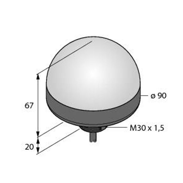 LED Signal Light Alternative order number : 92813   K90LGP image 1