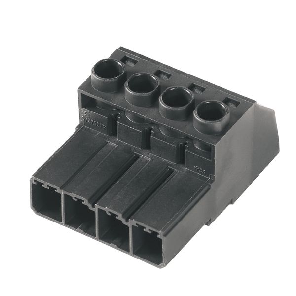 PCB plug-in connector, male plug, 7.62 mm, Number of poles: 5, 180°, Clamping yoke connection, Clamping range, max. : 6 mm², Box image 4