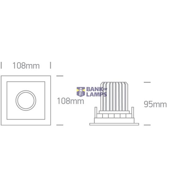 WHITE LED 12W WW 60deg 230V ADJUSTABLE image 3