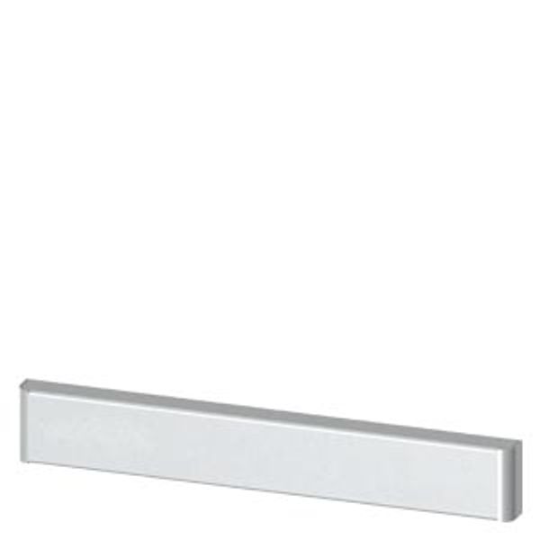 SIVACON, trim strip, W: 400 mm, under the door, light gray image 2