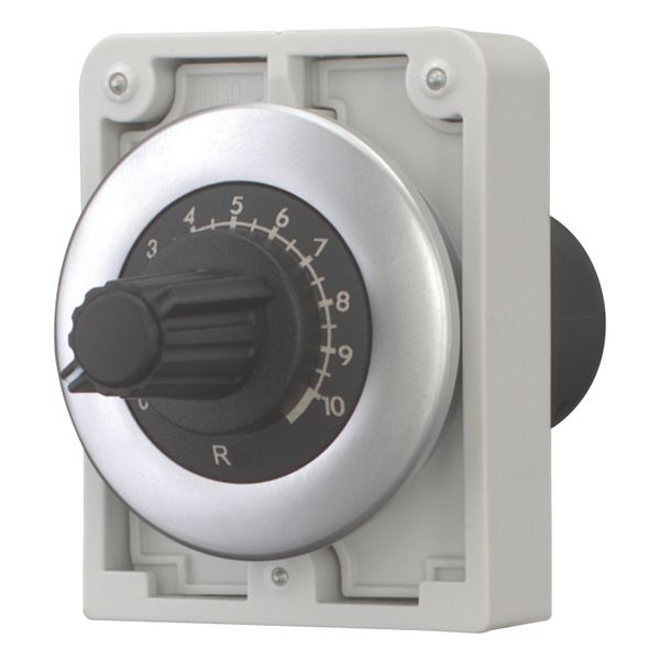 M30C-FR2K2 Potentiometer, flat front, M30, 30.5 mm, R 2.2 k„¦, P 0.5 W, Metal bezel image 3