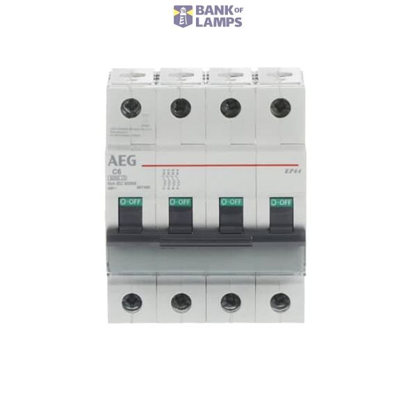 EP64 C06 Miniature Circuit Breaker - 4P - C - 6 A image 4