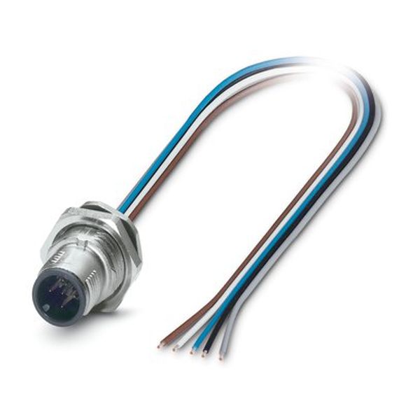 SACC-DSI-M12MS-5CON-M16/1,0 - Device connector, rear mounting image 1