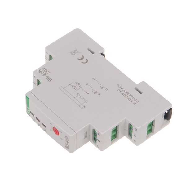 Bistable relay, 4 functions, DIN, two control circuits, with inrush relay 160A/20ms; BIS-419-LED image 3