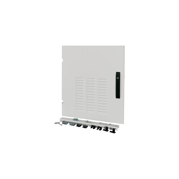 XSDMLV40606 Device area door, ventilated, IP42, left, HxW=600x600mm, grey image 2