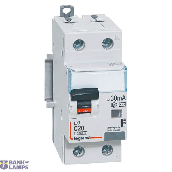 RCBO DX3 1P+N C20 10000A 30MA TYPE AC image 2