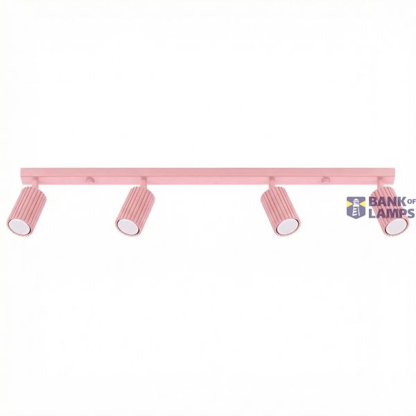 Ceiling lamp KARBON 4L pink image 2