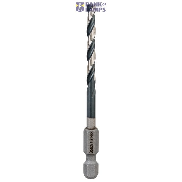 HSS Hex-Shank Twist Drill Bit 4.2mm 4.2 x 43 x 83 mm 1 pcs. image 1